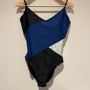 Summersalt Women's One Piece Swimsuit - Black, Blue, and White